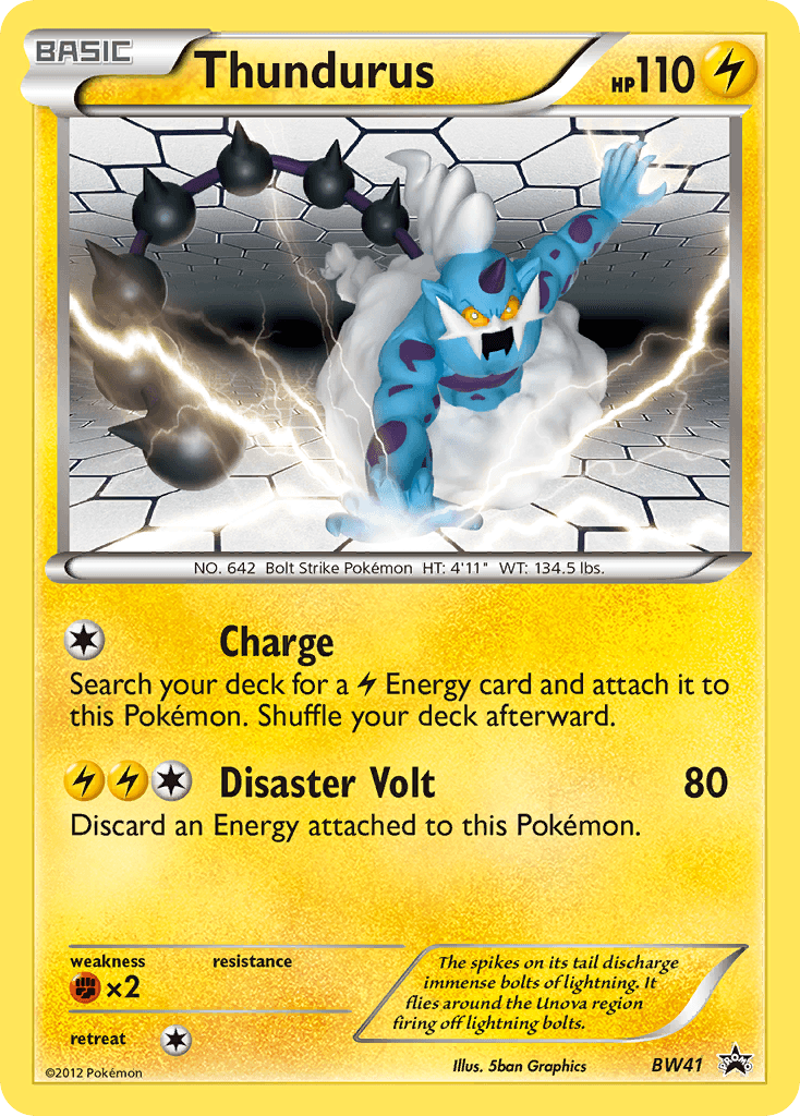 Thundurus BW Black Star Promos