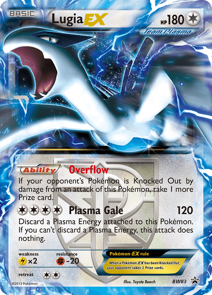 Lugia-EX BW Black Star Promos