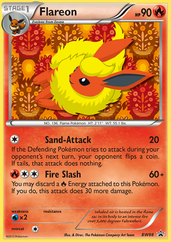 Flareon BW Black Star Promos