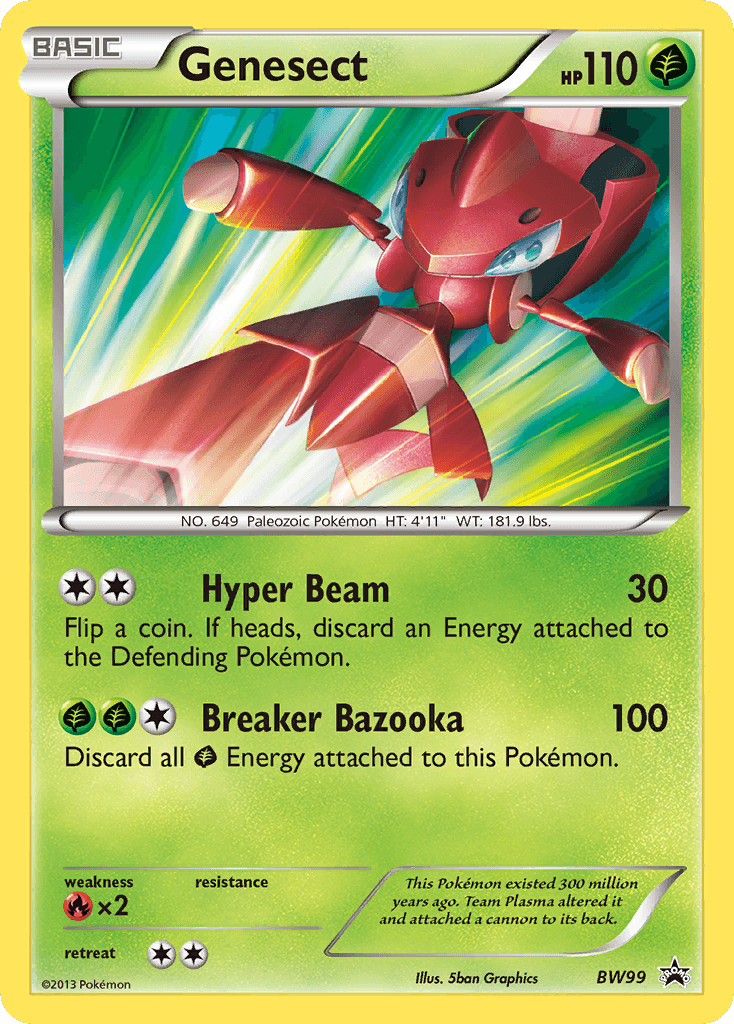 Genesect BW Black Star Promos