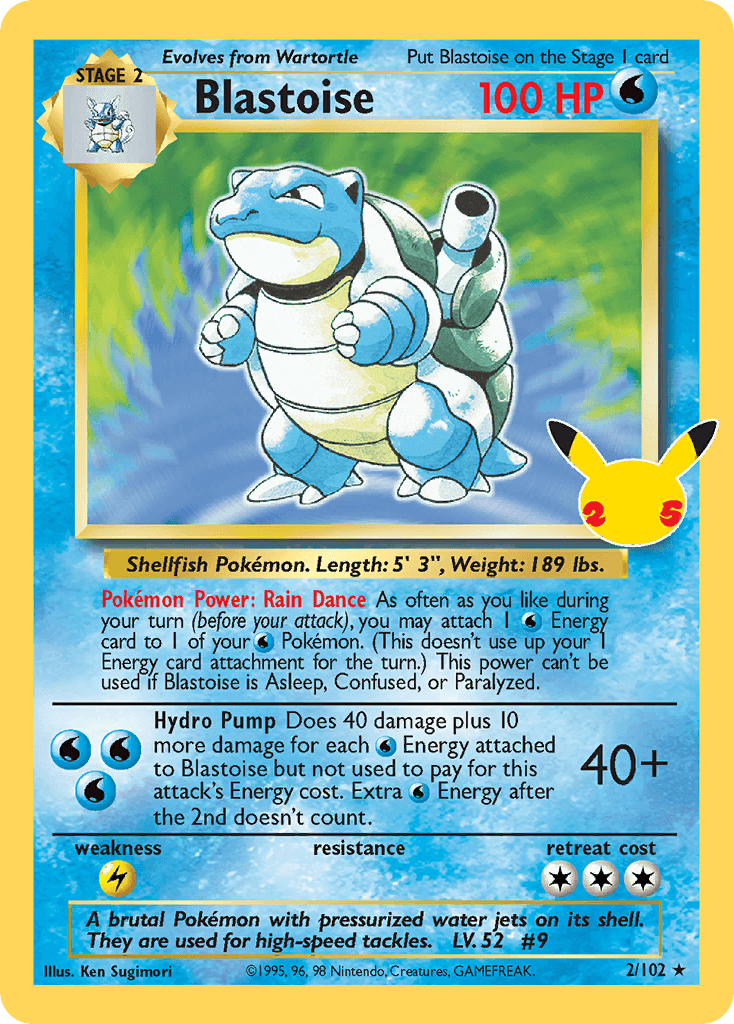 Blastoise Celebrations: Classic Collection