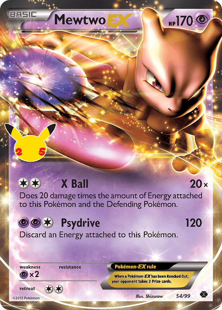 Mewtwo-EX Celebrations: Classic Collection