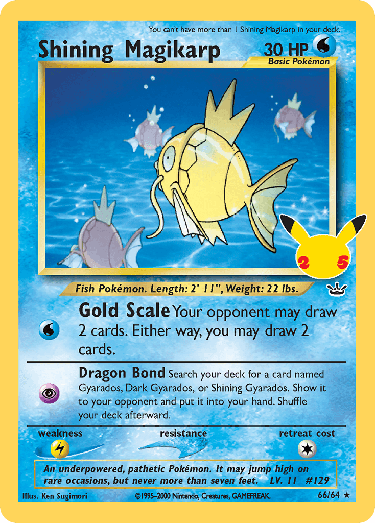 Shining Magikarp Celebrations: Classic Collection