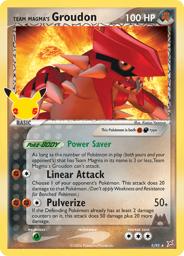 Team Magma's Groudon Celebrations: Classic Collection