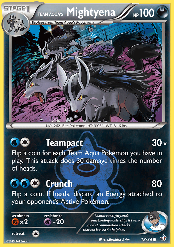 Team Aqua's Mightyena Double Crisis