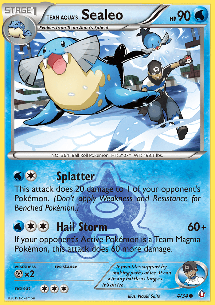 Team Aqua's Sealeo Double Crisis