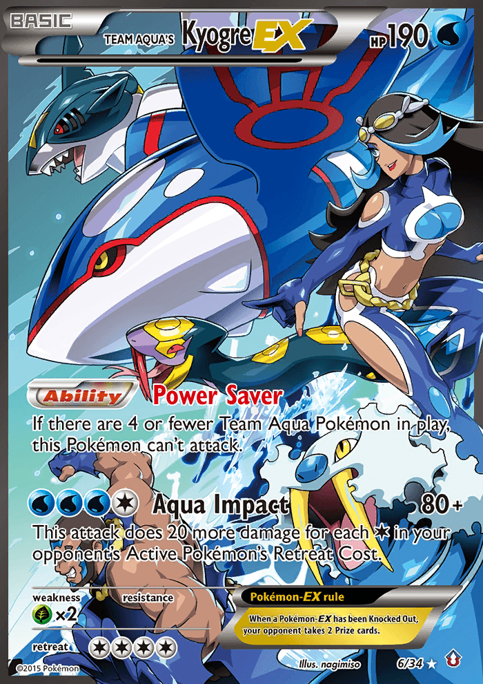 Team Aqua's Kyogre-EX Double Crisis