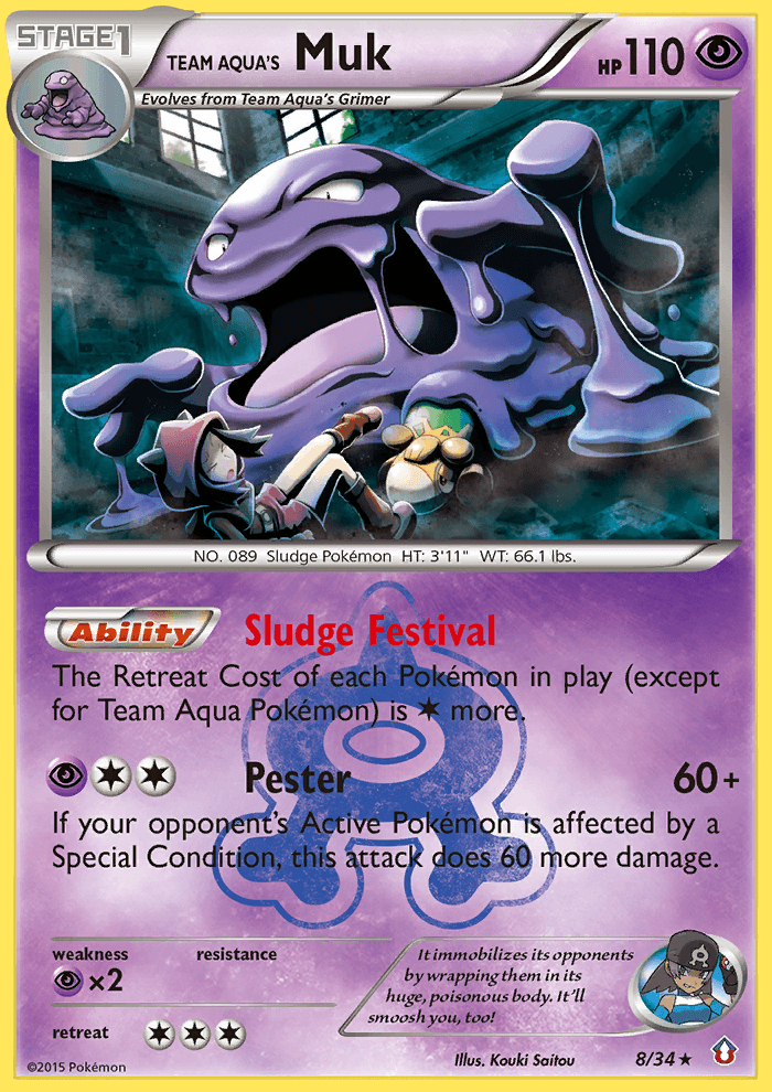 Team Aqua's Muk Double Crisis