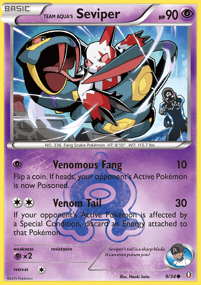Team Aqua's Seviper Double Crisis