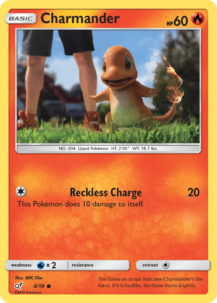 Charmander Detective Pikachu