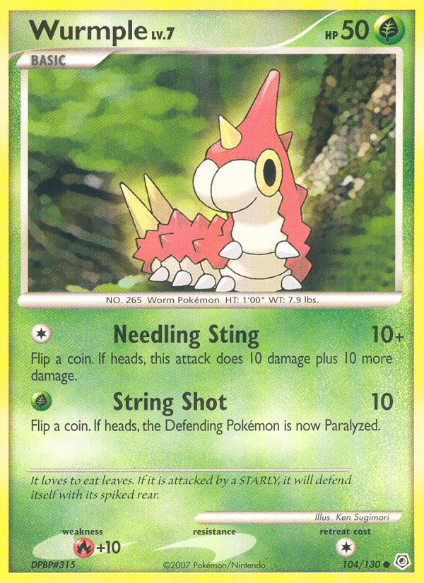 Wurmple Diamond & Pearl