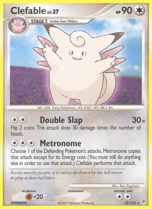 Clefable Diamond & Pearl