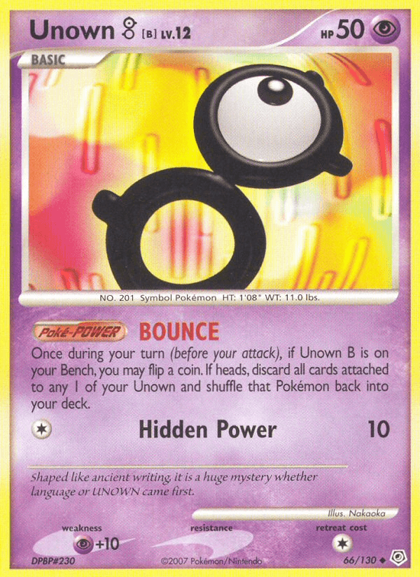 Unown [B] Diamond & Pearl
