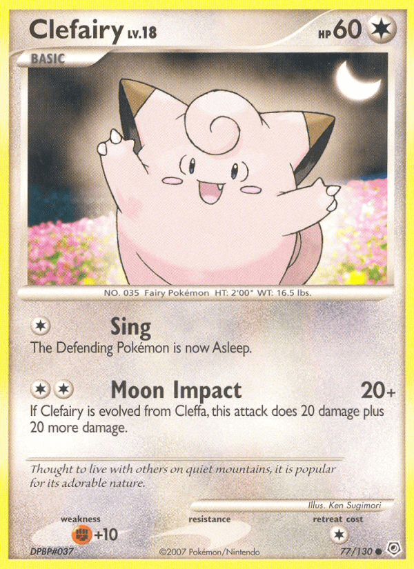 Clefairy Diamond & Pearl