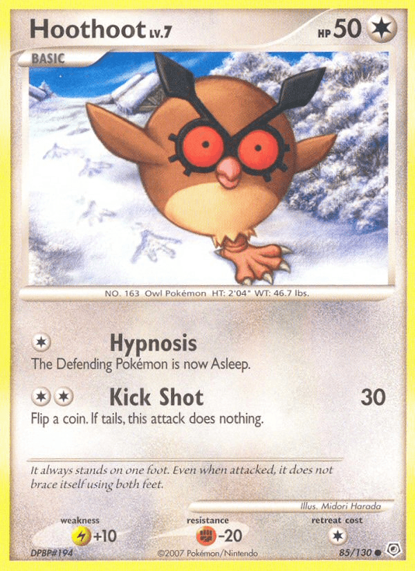 Hoothoot Diamond & Pearl