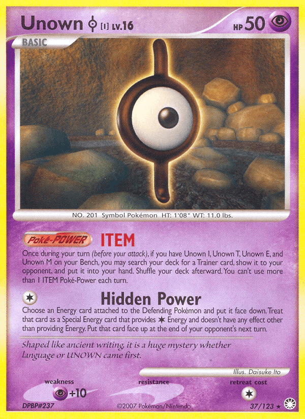 Unown [I] Mysterious Treasures