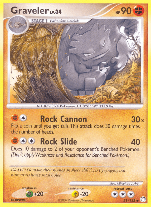 Graveler Mysterious Treasures
