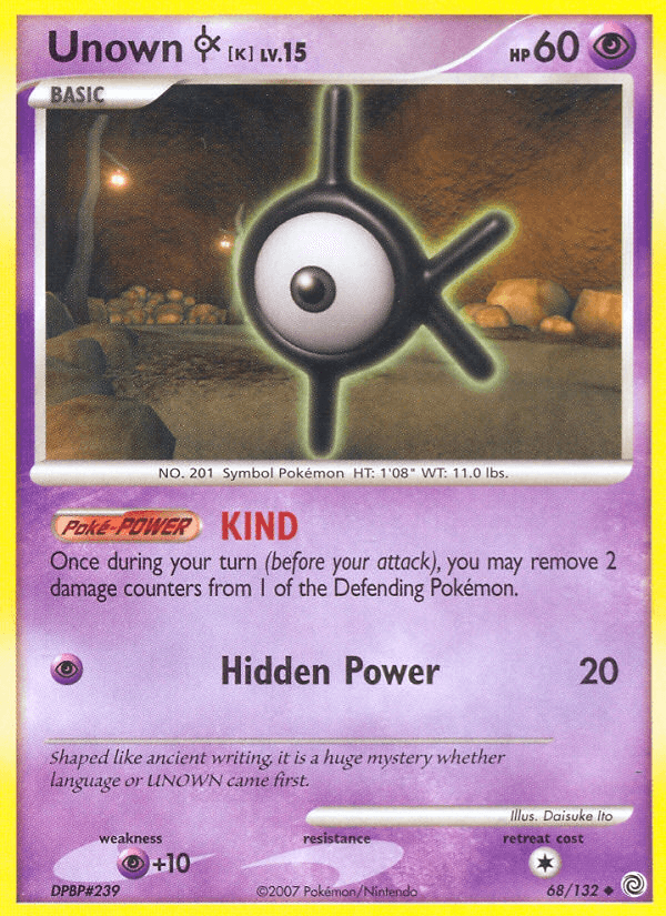 Unown [K] Secret Wonders
