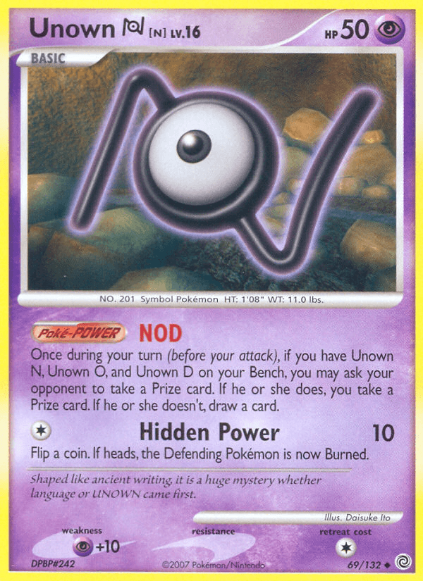 Unown [N] Secret Wonders