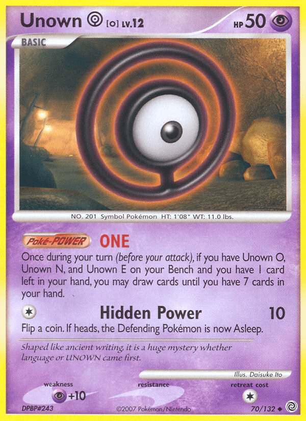Unown [O] Secret Wonders