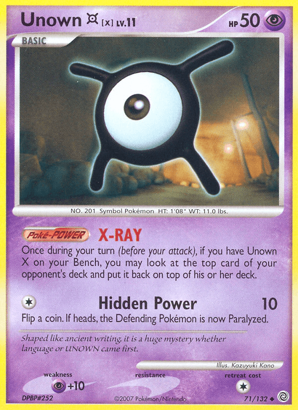 Unown [X] Secret Wonders