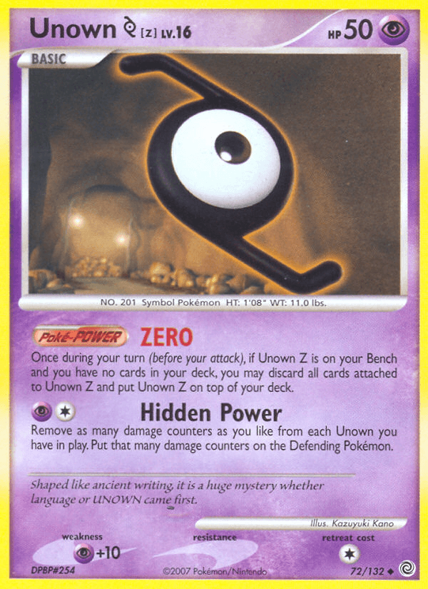 Unown [Z] Secret Wonders