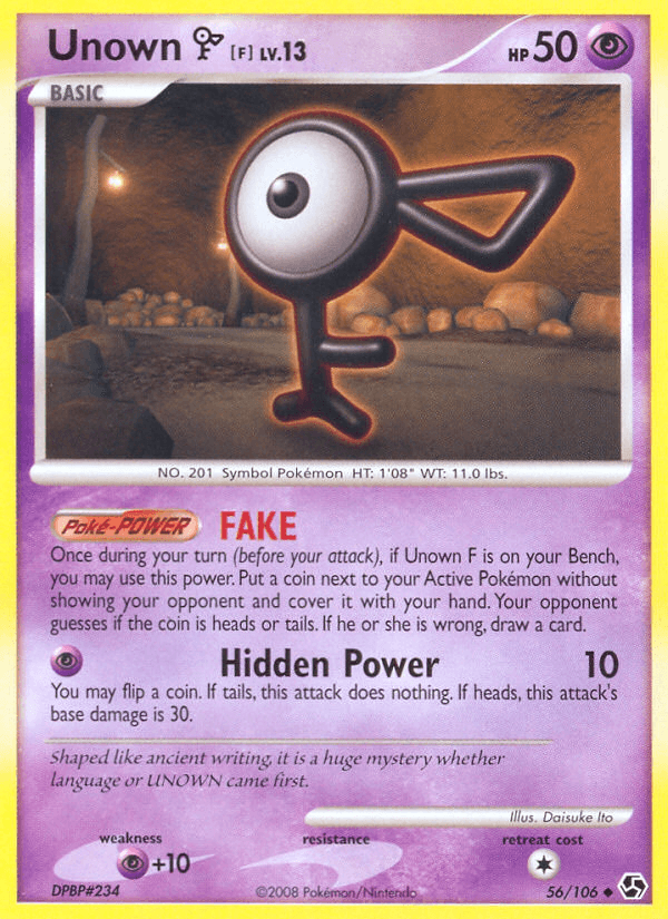 Unown [F] Great Encounters