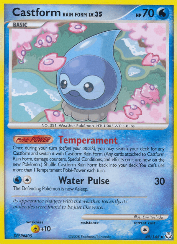 Castform Rain Form Legends Awakened