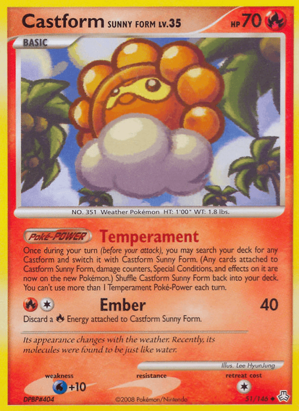 Castform Sunny Form Legends Awakened