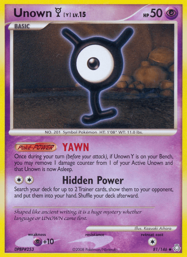 Unown [Y] Legends Awakened