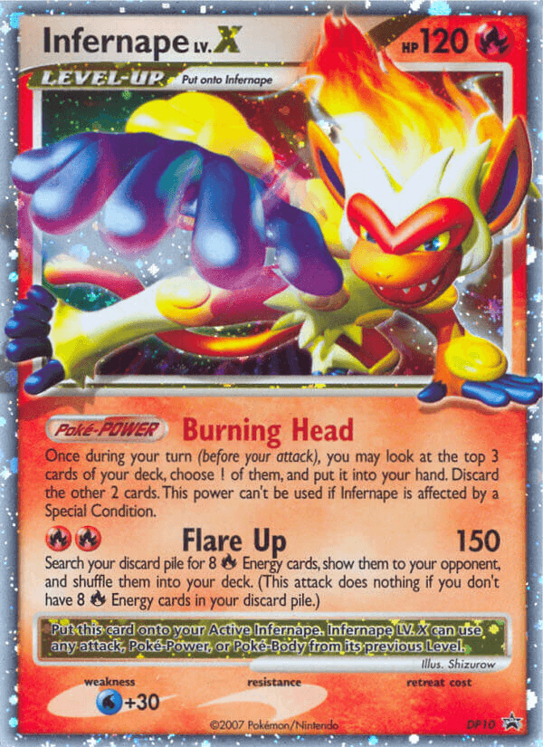 Infernape LV.X DP Black Star Promos