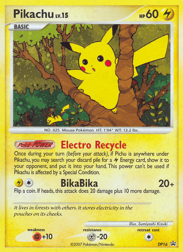 Pikachu DP Black Star Promos