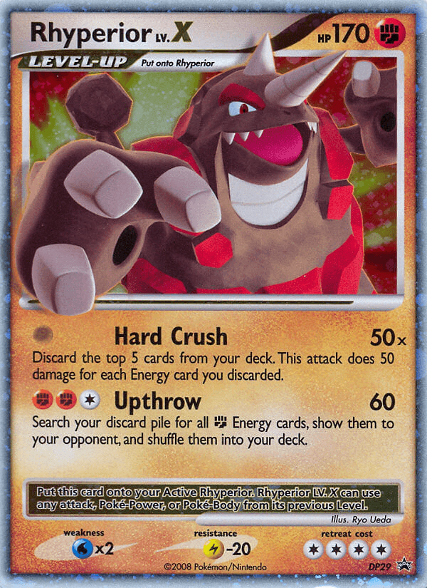 Rhyperior LV.X DP Black Star Promos