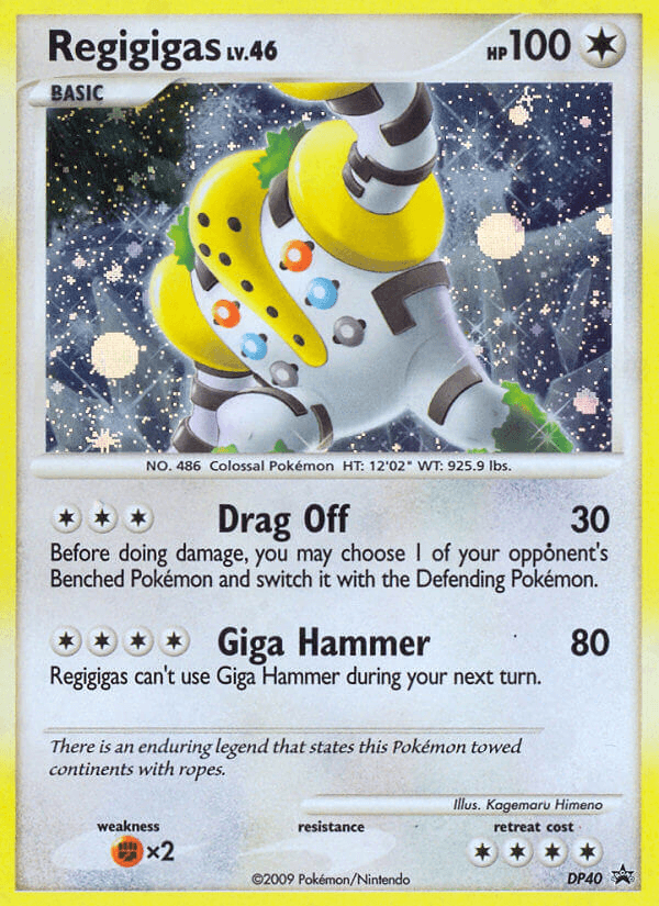 Regigigas DP Black Star Promos