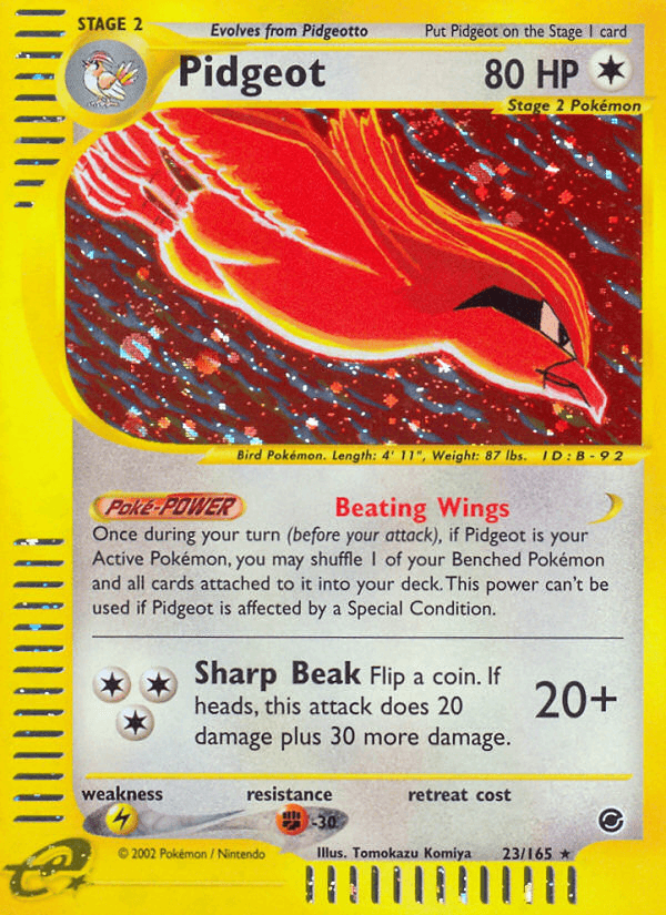 Pidgeot Expedition Base Set