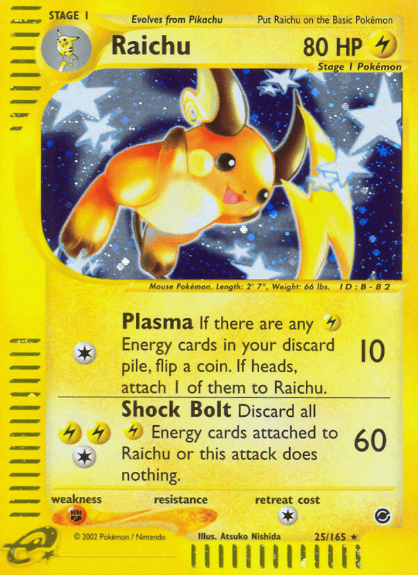 Raichu Expedition Base Set