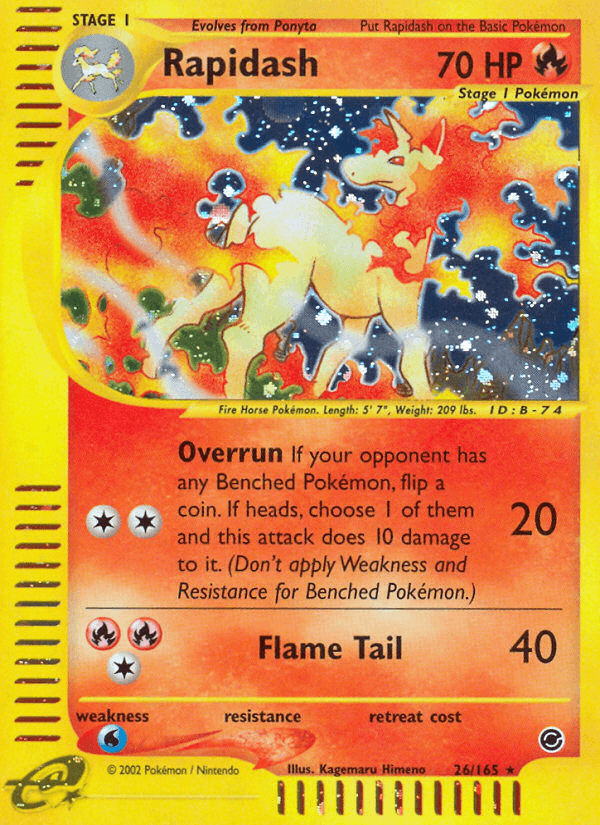 Rapidash Expedition Base Set