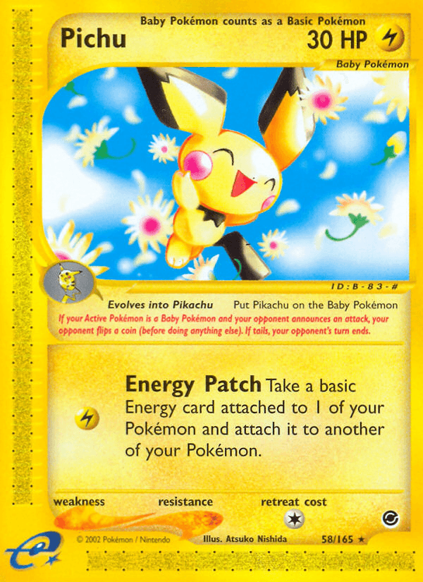 Pichu Expedition Base Set