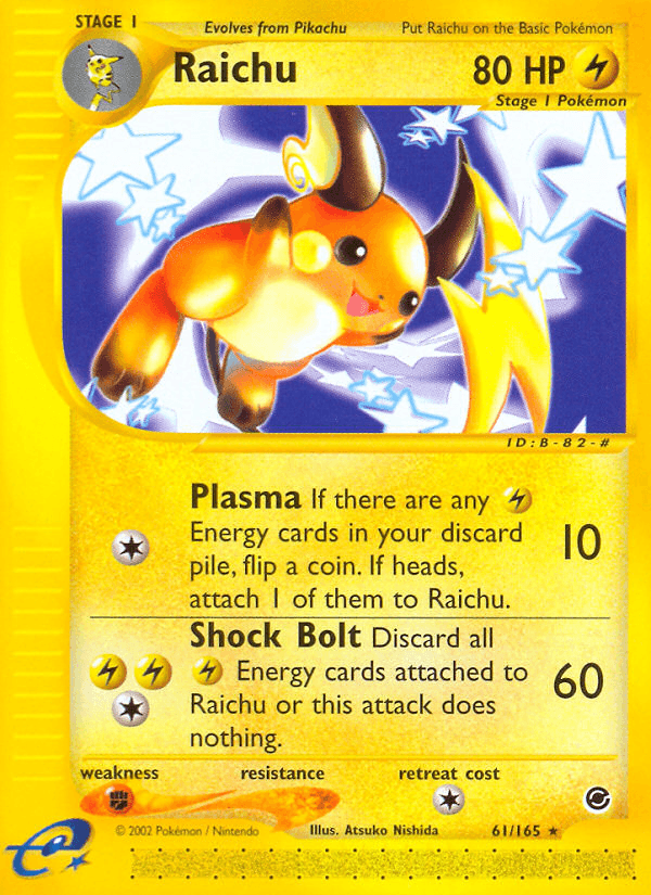 Raichu Expedition Base Set