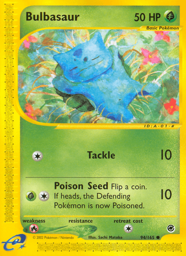 Bulbasaur Expedition Base Set
