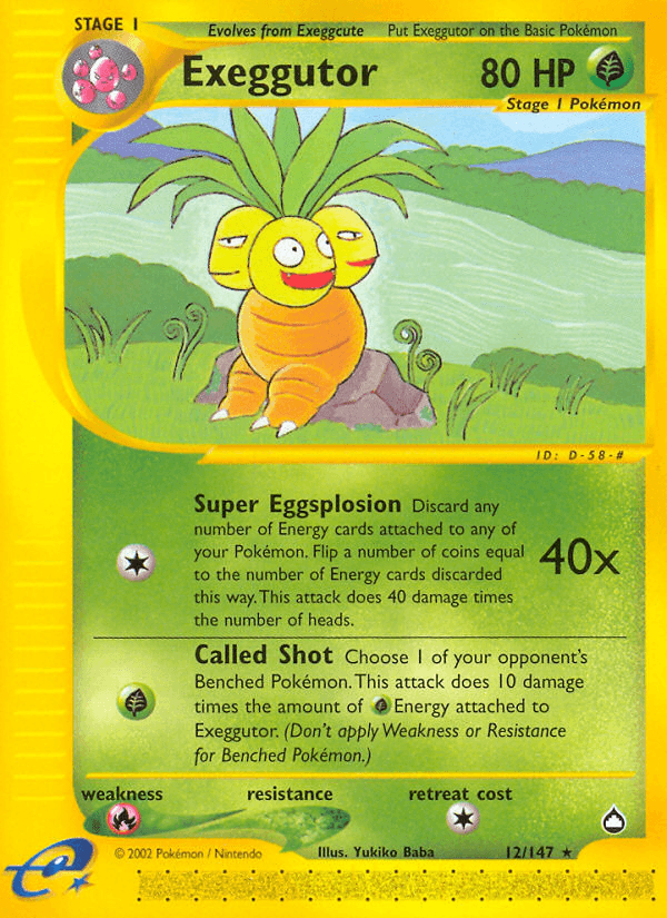 Exeggutor Aquapolis