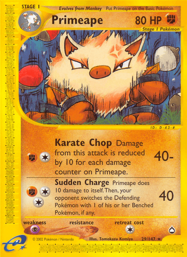 Primeape Aquapolis