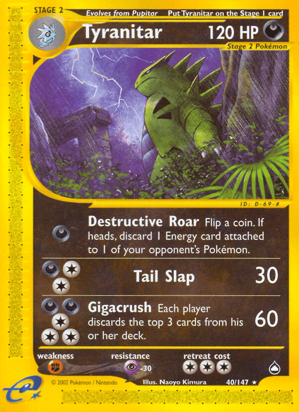 Tyranitar Aquapolis