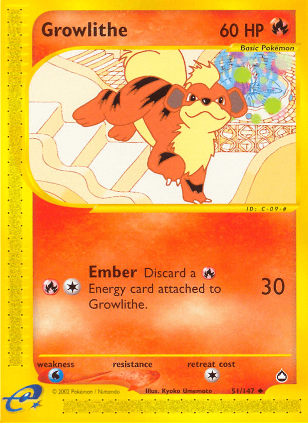 Growlithe Aquapolis