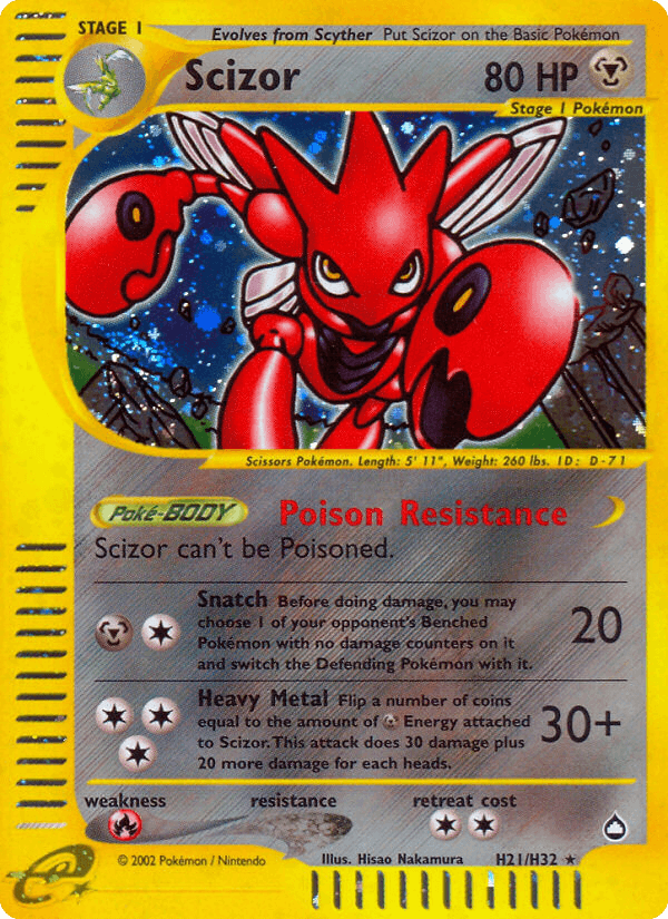 Scizor Aquapolis
