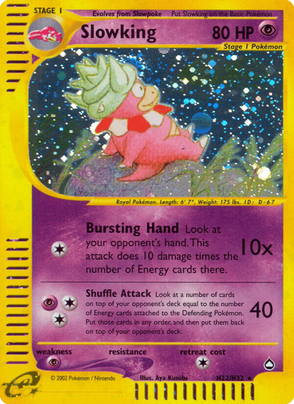 Slowking Aquapolis