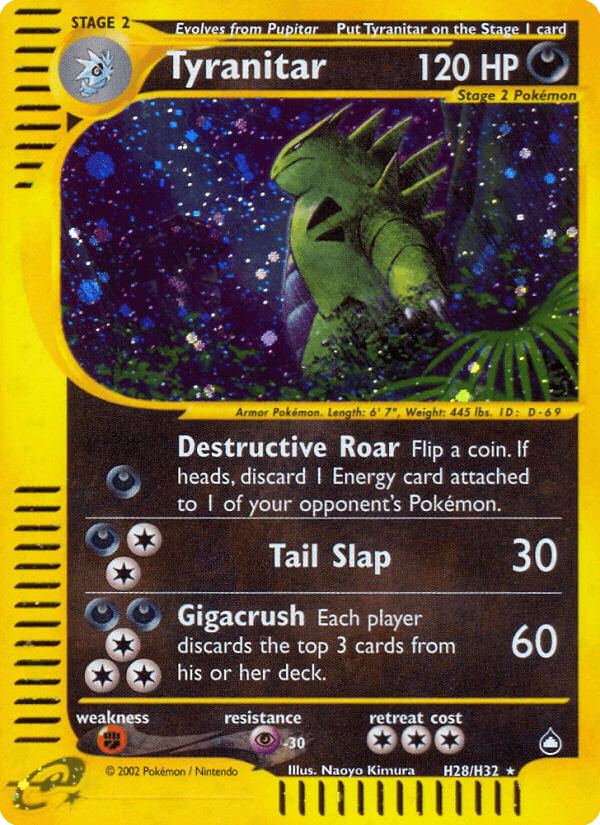 Tyranitar Aquapolis