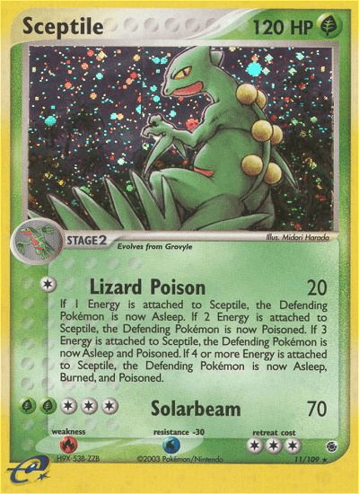 Sceptile Ruby & Sapphire