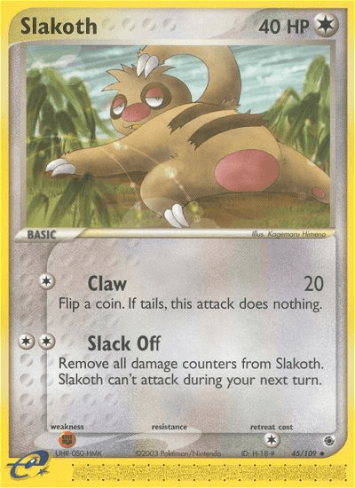 Slakoth Ruby & Sapphire