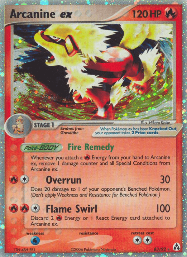 Arcanine ex Legend Maker